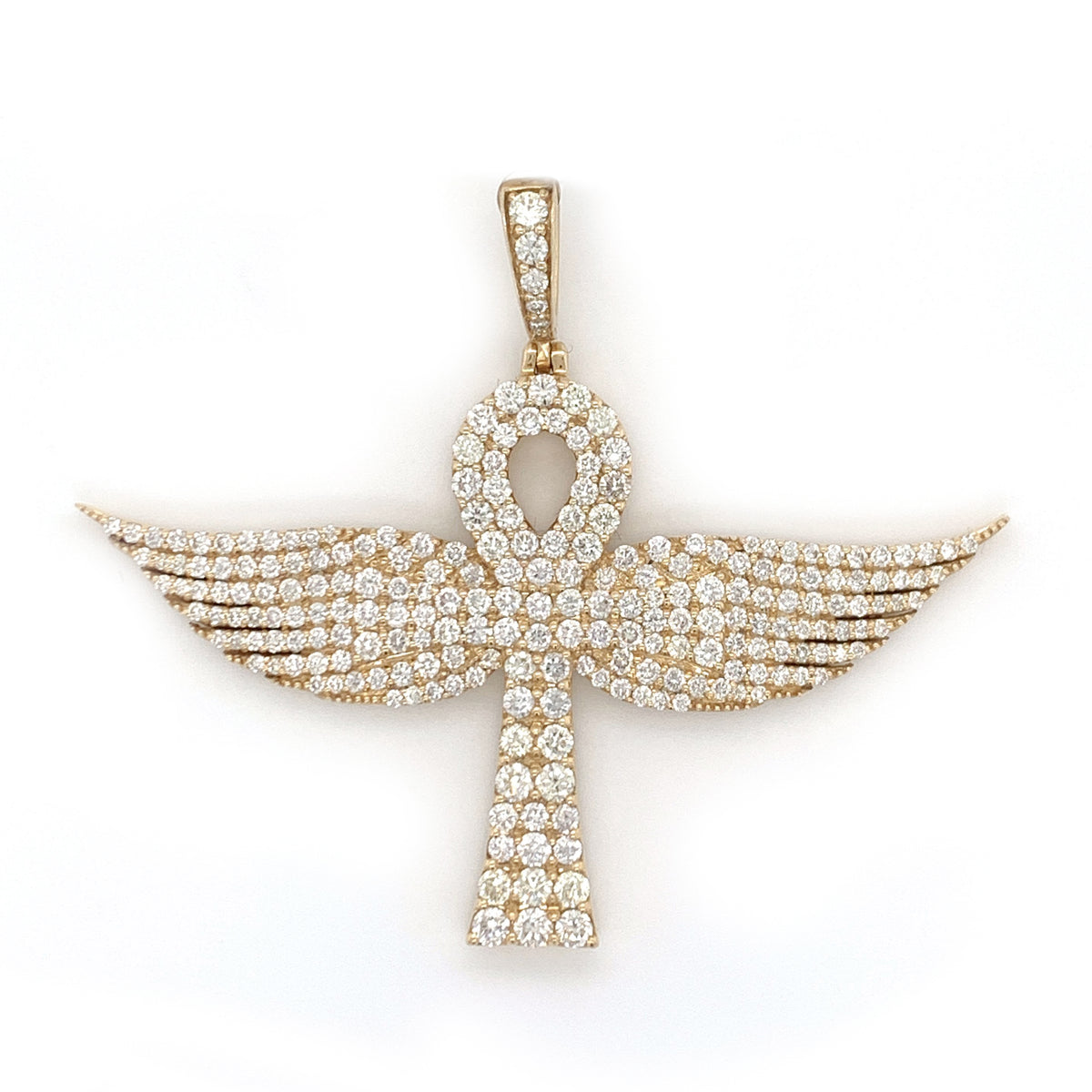 4.00 CT. Diamond Ankh Pendant