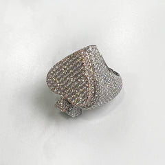 14.50CT. Spade Diamond Ring - White Carat - USA & Canada