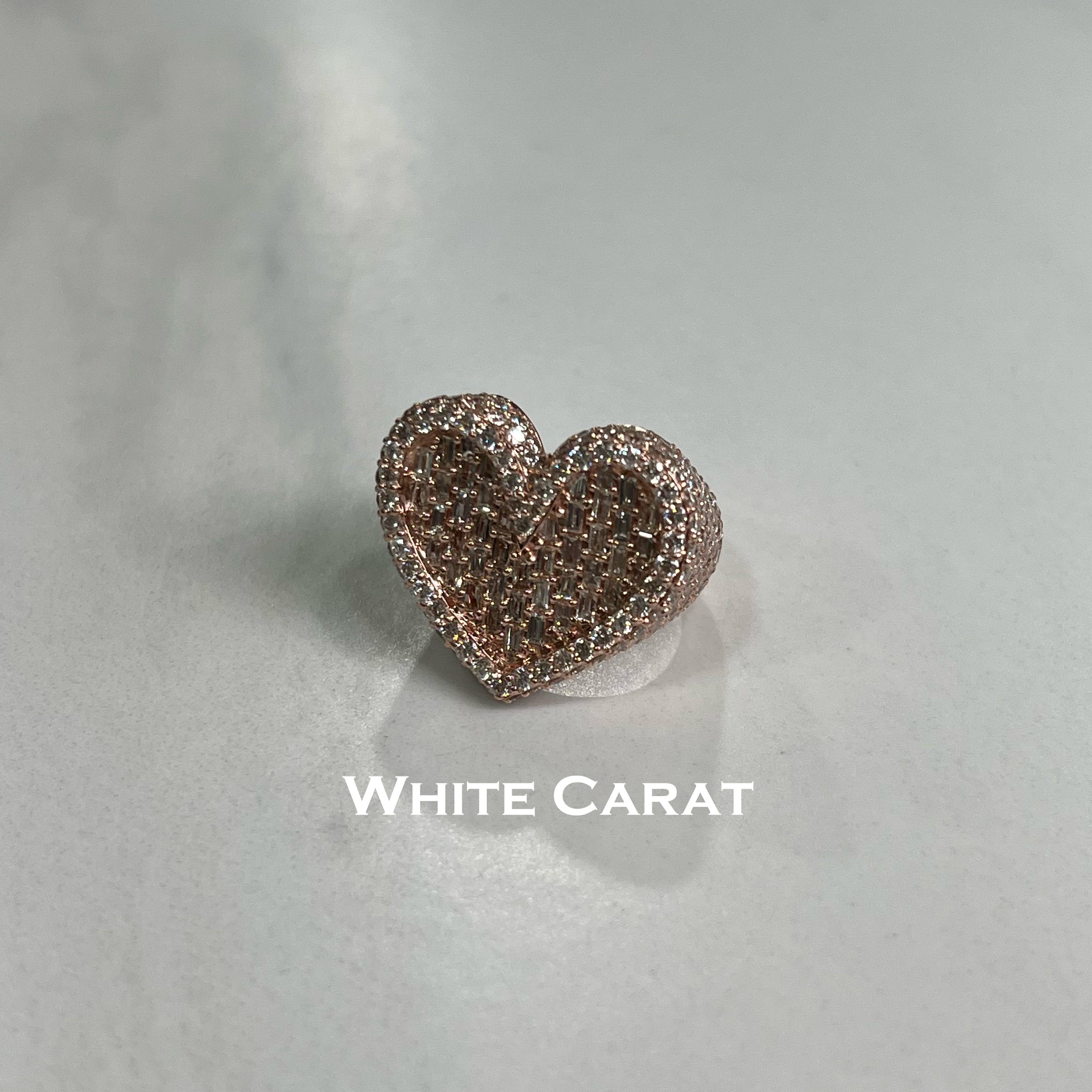 Diamond Heart Ring - White Carat - USA & Canada