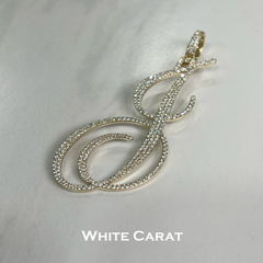 Diamond Letter "J" Pendant - White Carat - USA & Canada