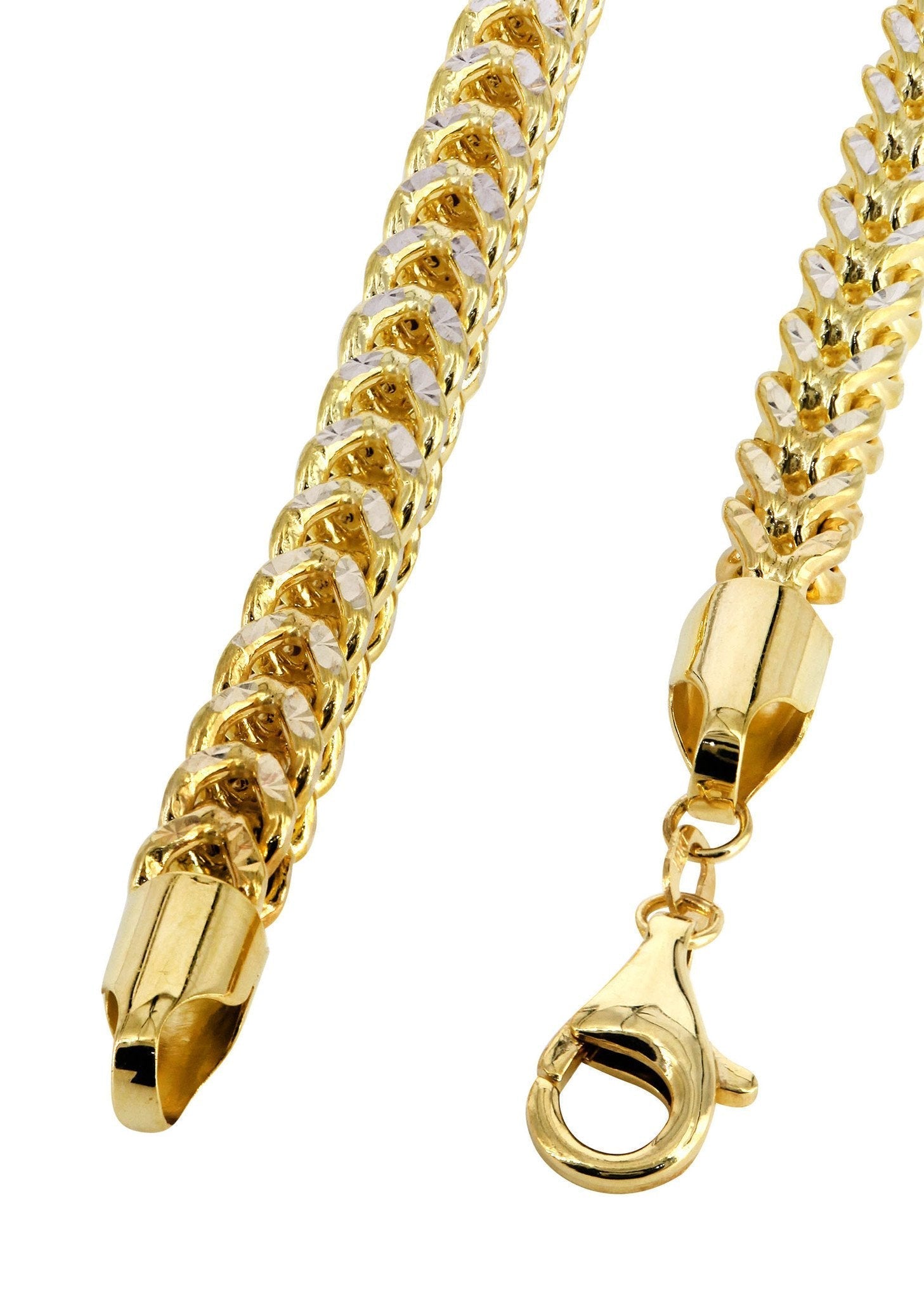 Franco Gold Diamond Cut Chain (Regular) - 4mm