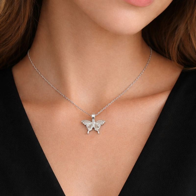 Butterfly Diamond Cut Pendant