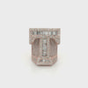 8.50 CT. Diamond Letter "T" Initial Custom Ring
