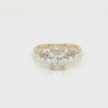1.00 CT. - 3.00 CT Oval Preset Diamond Engagement Ring