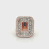 8.50 CT. Diamond Letter "O" Initial Custom Ring