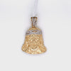 0.50 CT. Diamond Jesus Pendant Gold 14K
