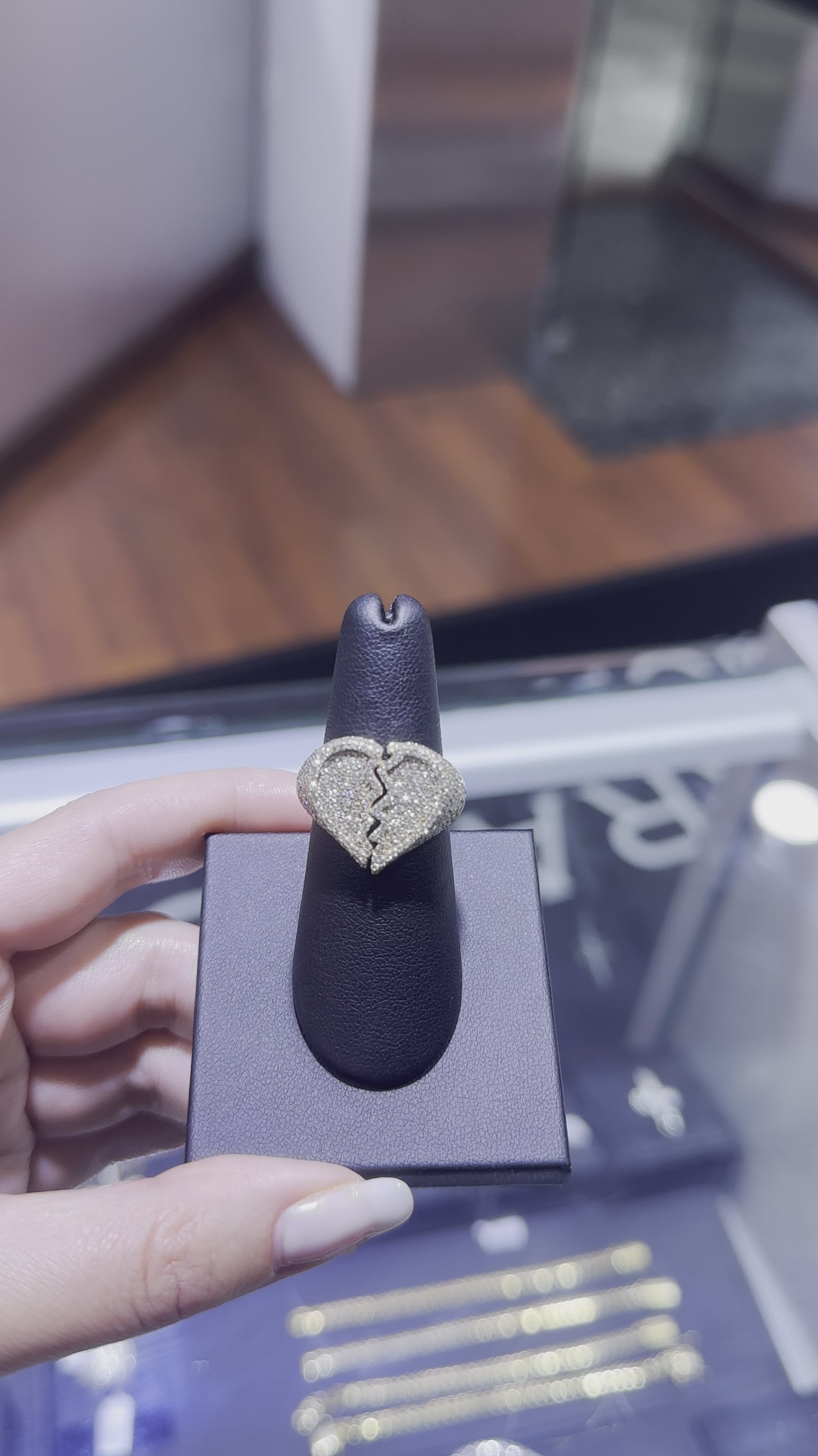 4.23 CT. Broken Heart Diamond Ring