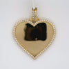 0.92 CT. Diamond Photo Heart Pendant