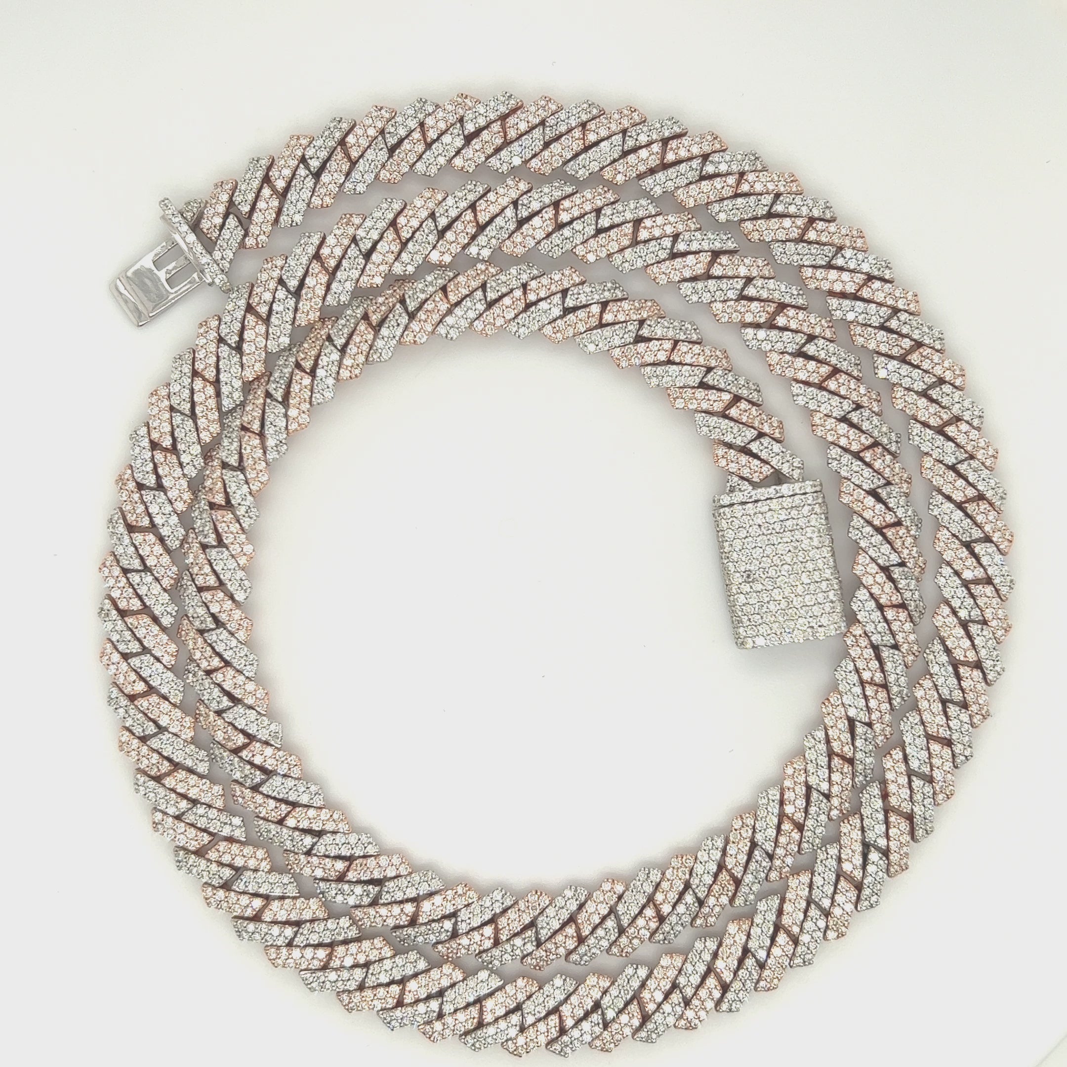 15.50 CT. Diamond Elite Raised Prong Chain