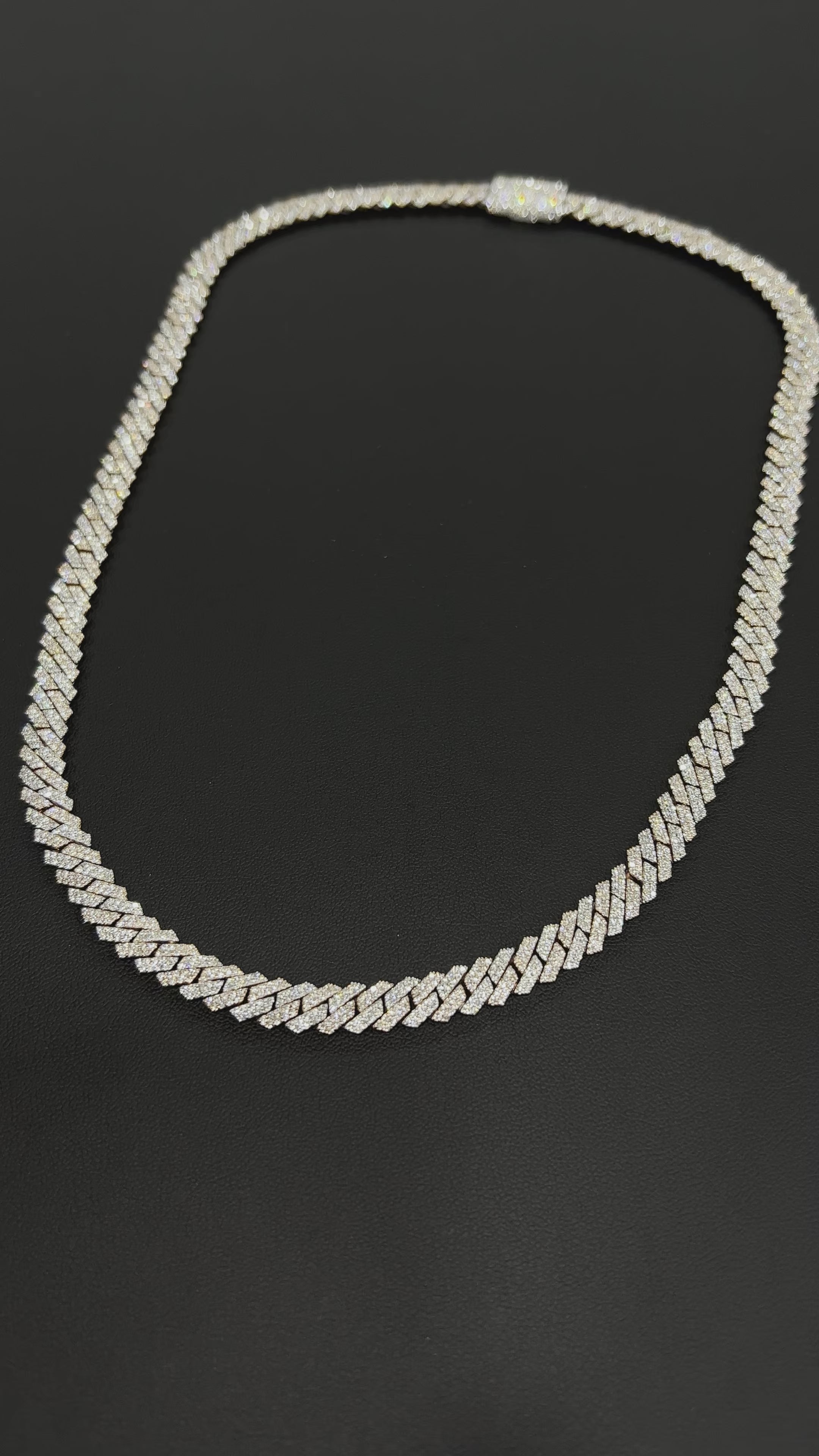 15.50 CT. Diamond Elite Raised Prong Chain