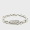 1.52 CT. Gold Link Bracelet w/ Diamond Lock