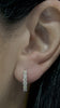 Diamond Hoop Earrings