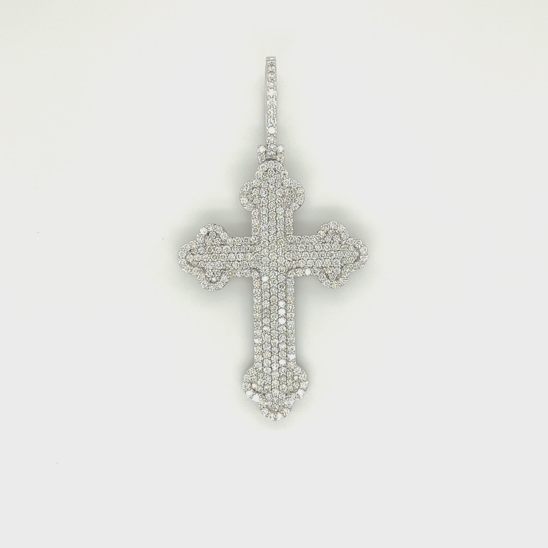 3.00 CT. Cross Diamond Pendant