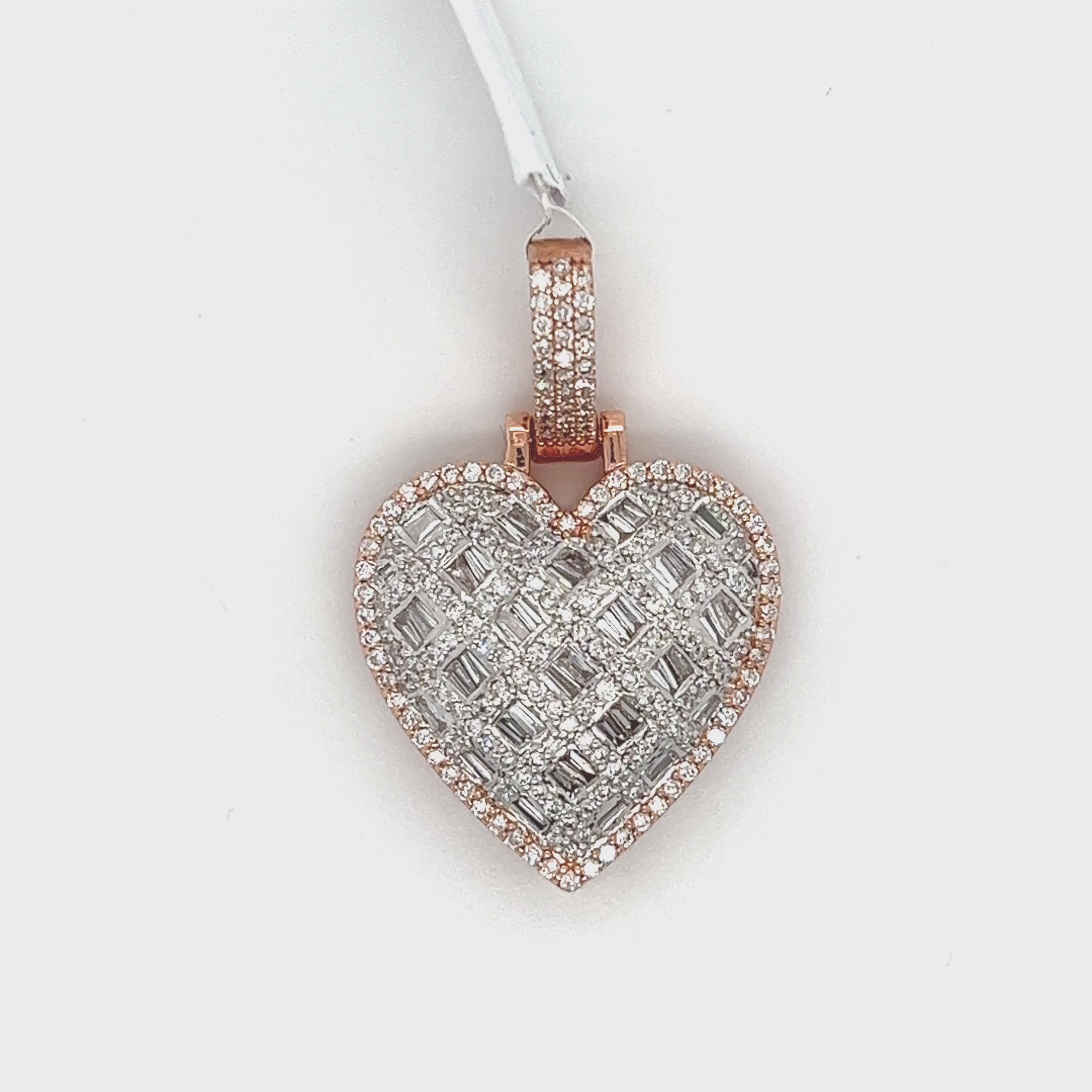 1.57 CT. Diamond Heart Pendant
