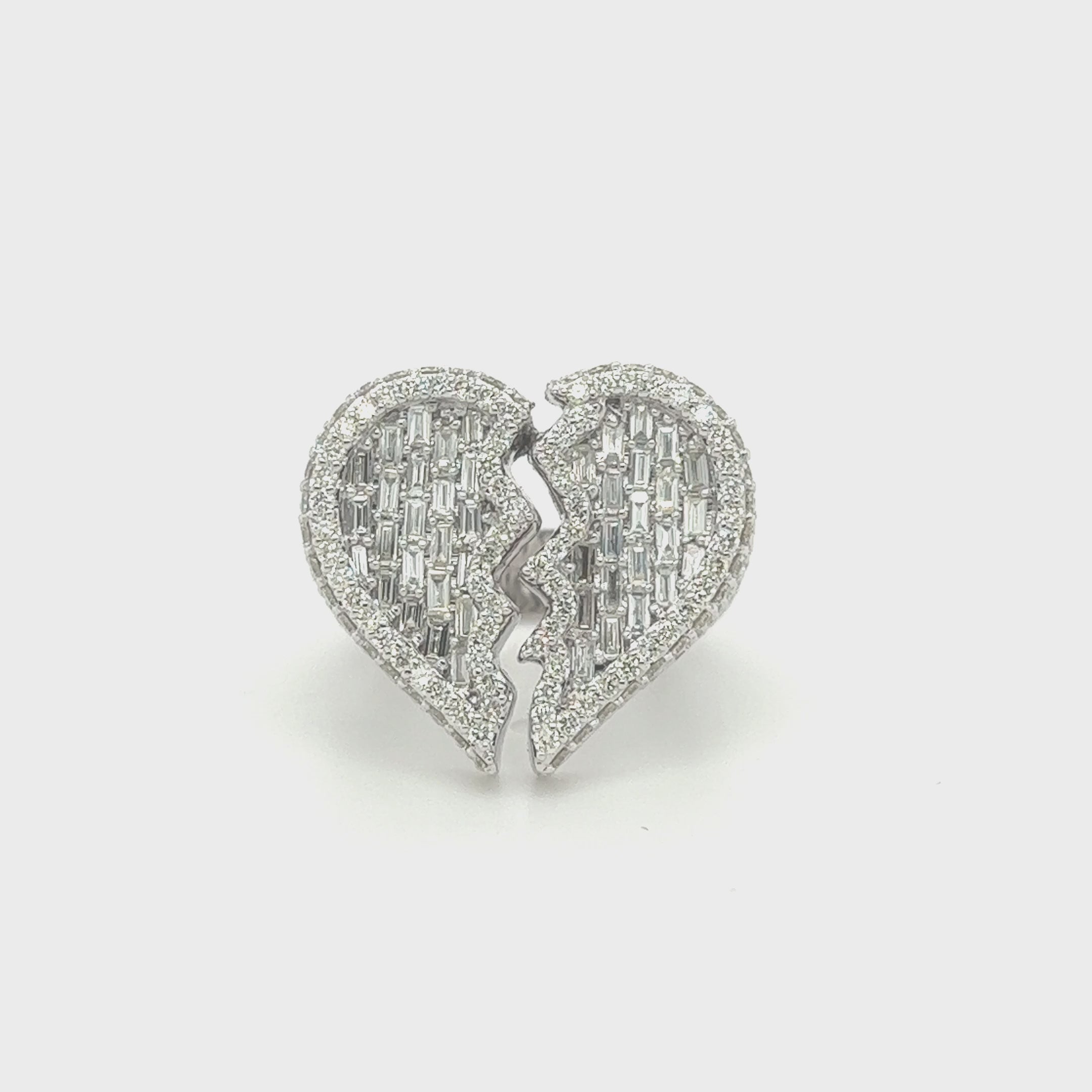 4.23 CT. Broken Heart Diamond Ring