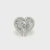 4.23 CT. Broken Heart Diamond Ring