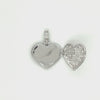 2.07 CT. Diamond Photo Locket Heart Pendant