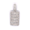 3.00 CT. Diamond Baguette Pavé Pendant