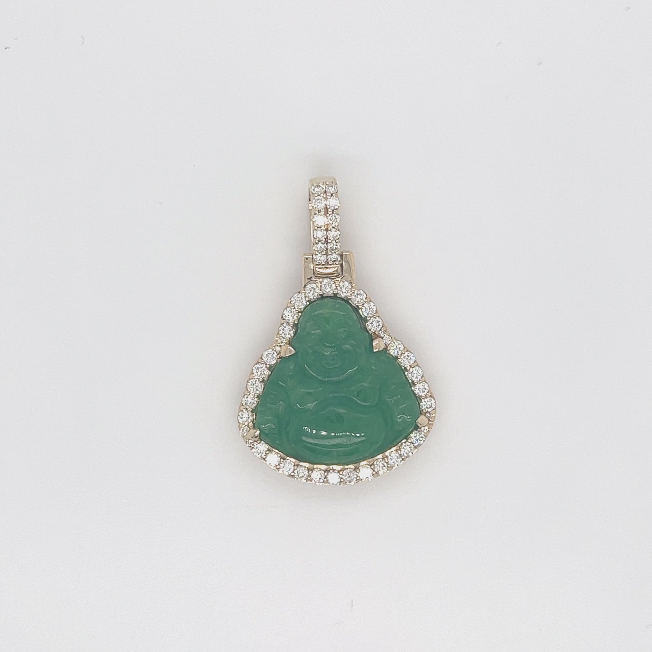0.75 CT. Diamond Buddha Pendant