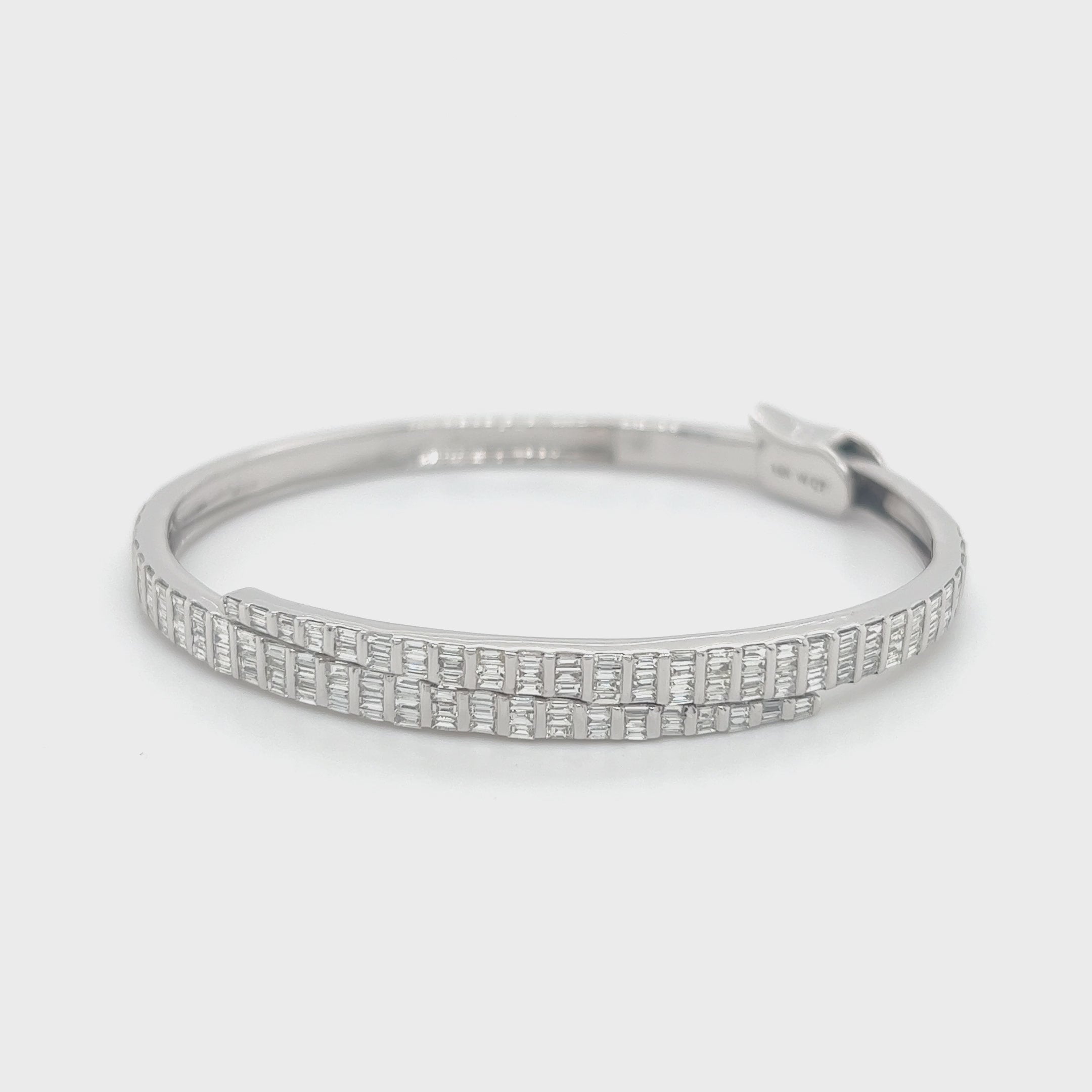 2.50 CT. Sleek Baguette Diamond Bracelet