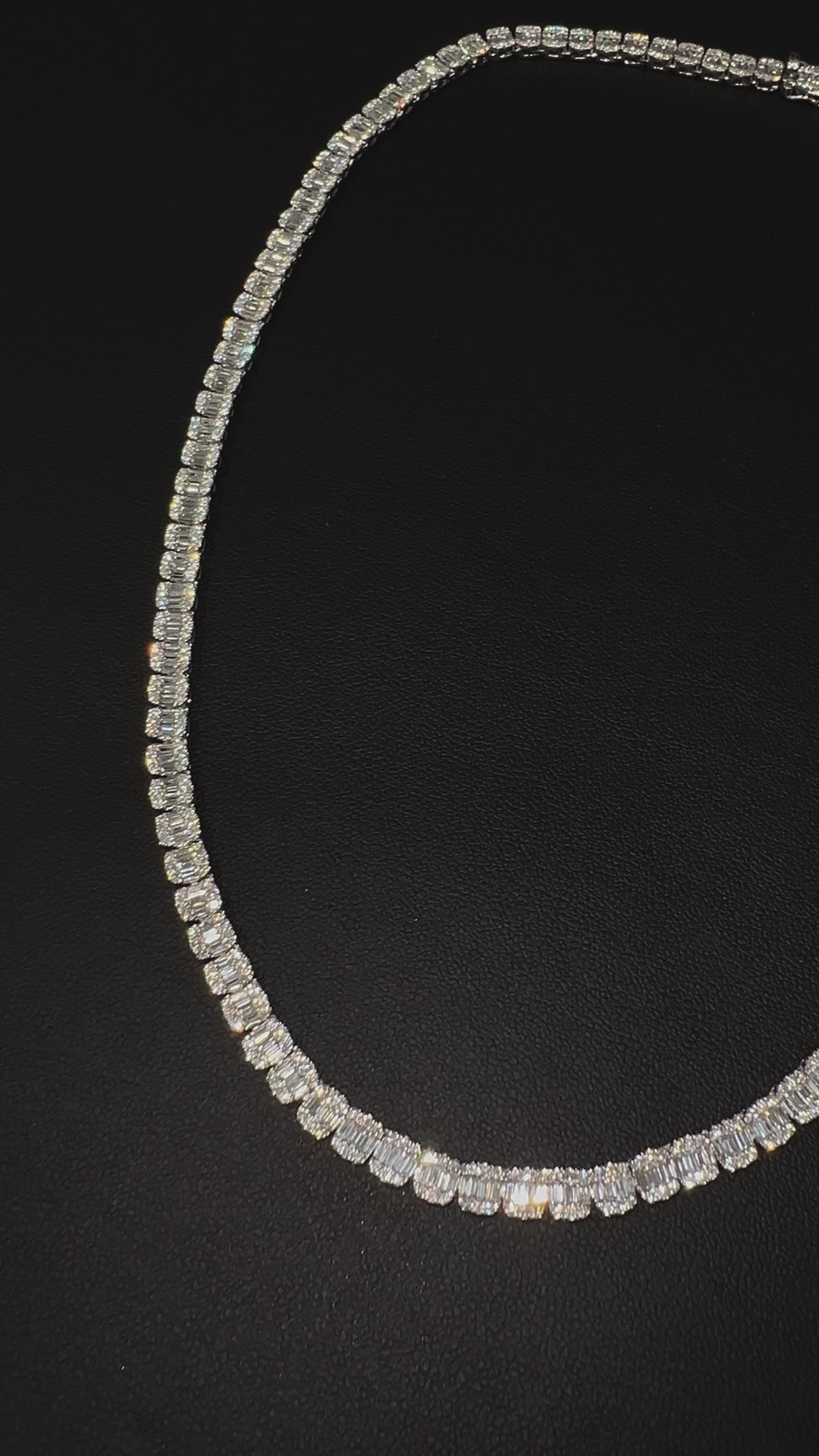 11.05 ct. Lab Diamond Necklace