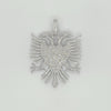 2.50 CT. Diamond Double Headed Eagle (Albanian) Pendant