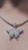 1.70 CT Butterfly Diamond Pendant