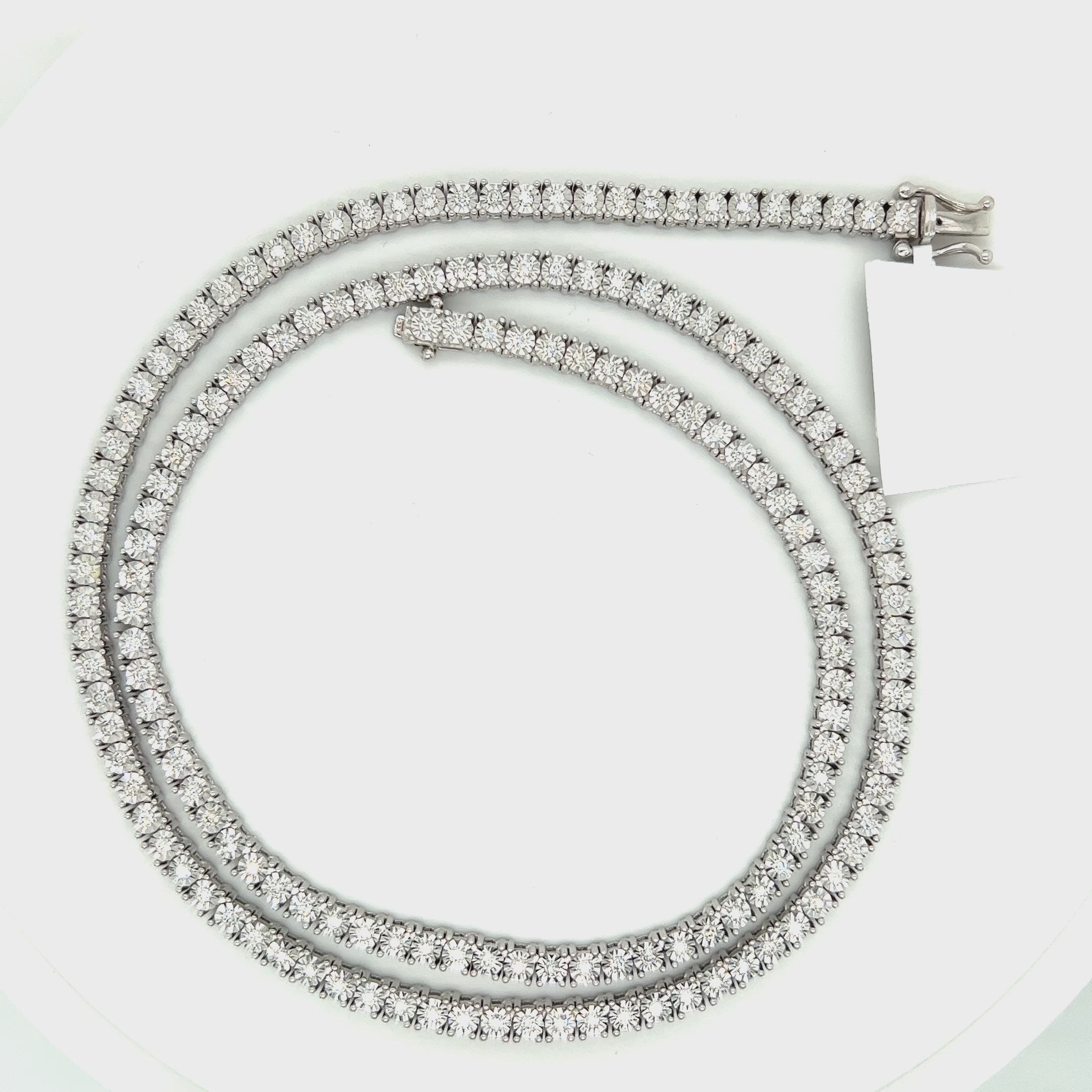 2.37 CT. Diamond Illusion Tennis Chain