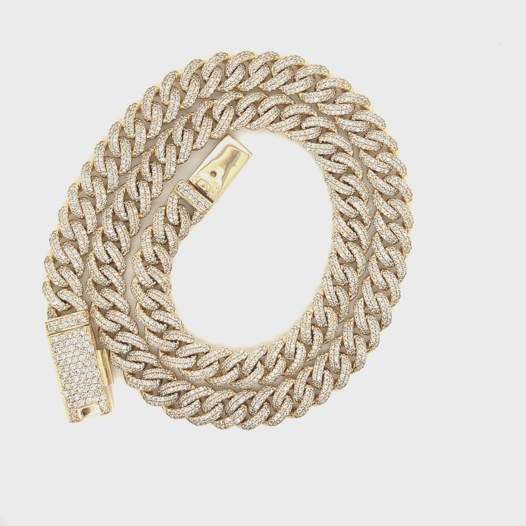 9.75 CT. Diamond Cuban Chain