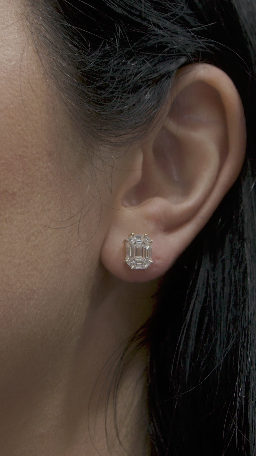 Baguette Diamond Earrings