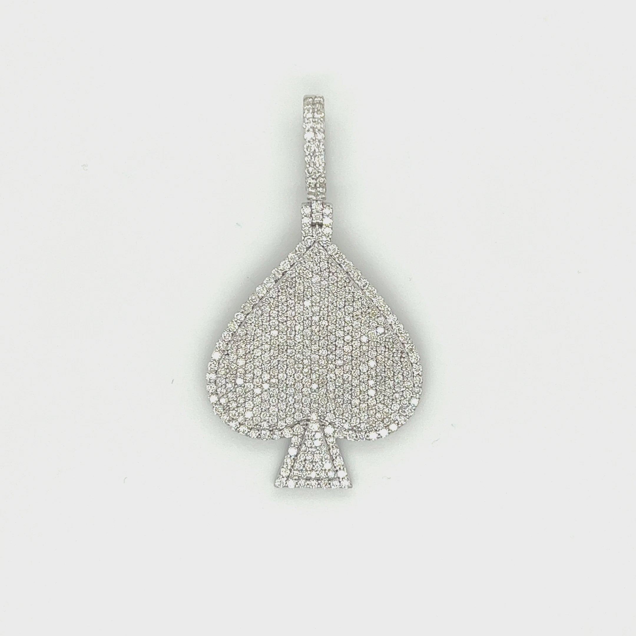 2.20 CT. Ace of Spades Diamond Pendant