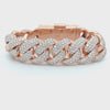 37.45 CT. Diamond Elite Miami Bracelet w/ 10pt. on Lock