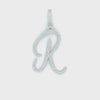 1.45 CT. Diamond Letter "R" Pendant