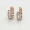 1.85 CT. Baguette Diamond Earrings