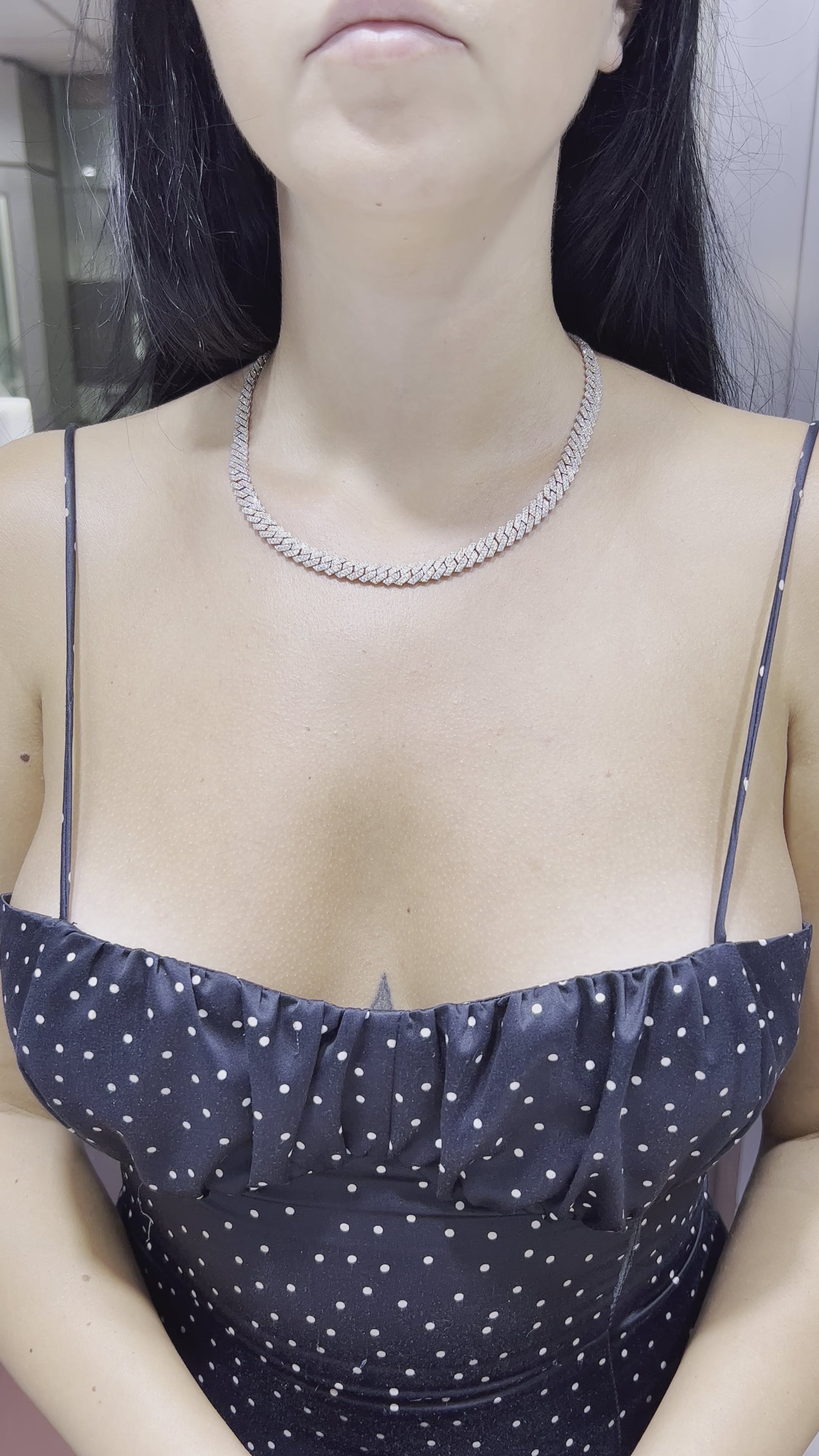 15.50 CT. Diamond Elite Raised Prong Chain