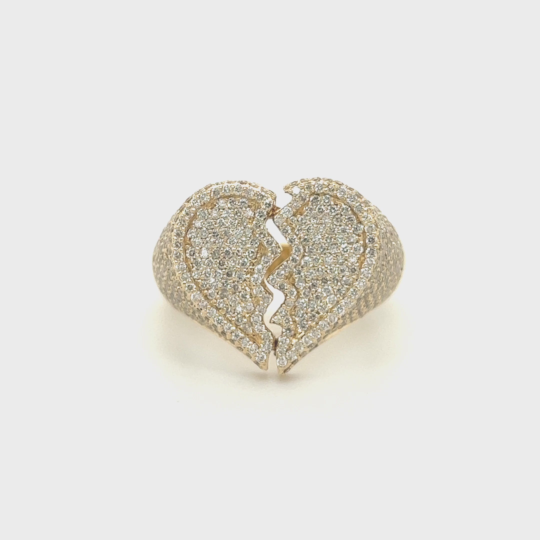 1.95 CT. Broken Heart Diamond Ring