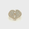 1.95 CT. Broken Heart Diamond Ring
