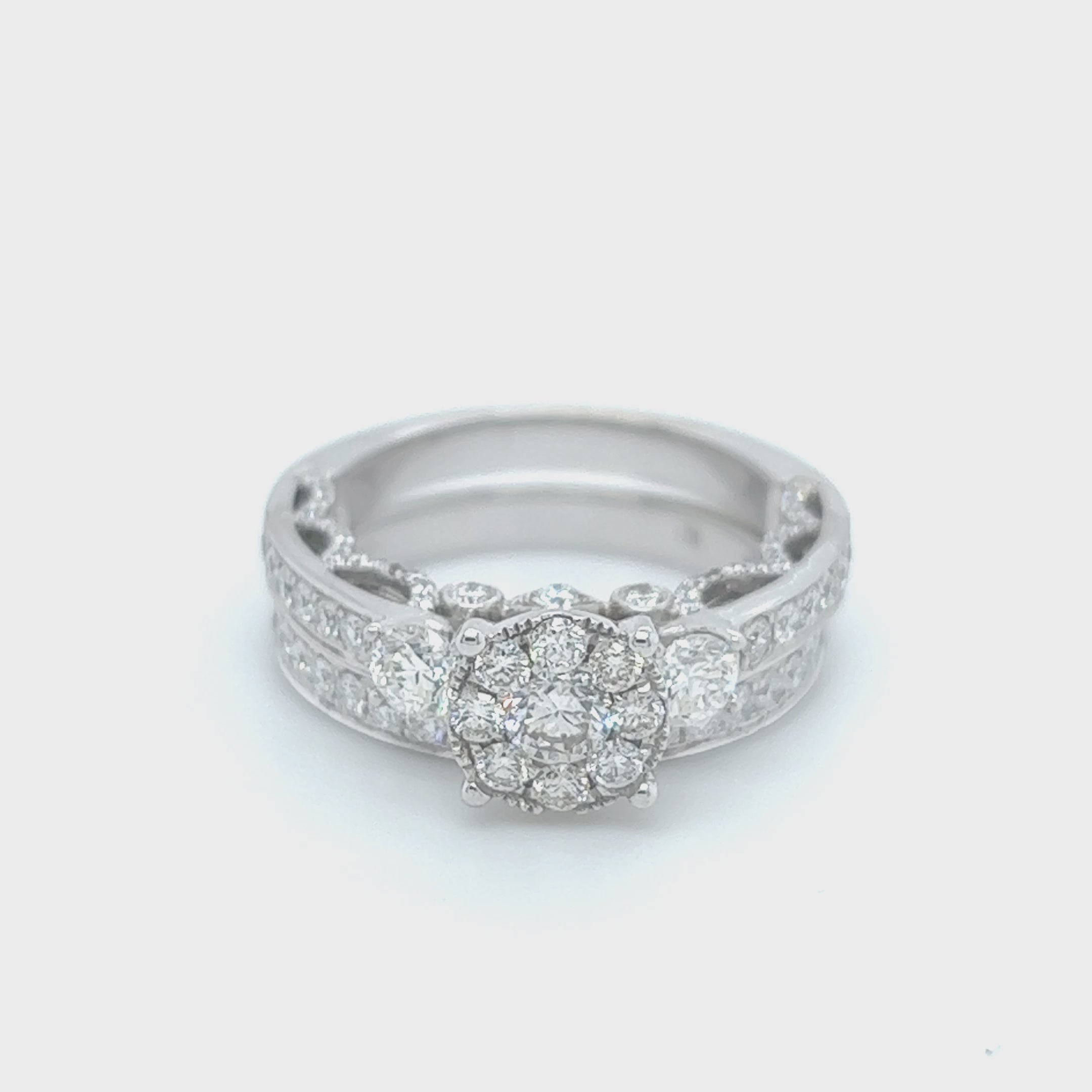 1.85 CT. Diamond Ring Set