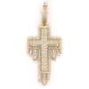 4.25 CT. Diamond Drip Cross Pendant