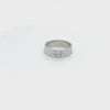 Solid White Gold Ring