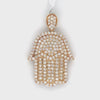 Diamond Hamsa Hand Pendant 14K