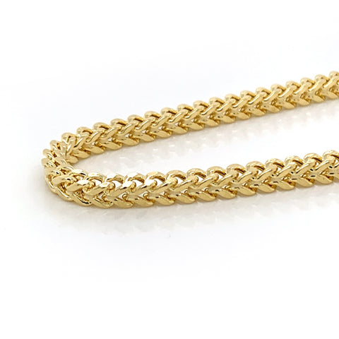 14K Franco Chain (Regular) - 3mm - White Carat - USA & Canada