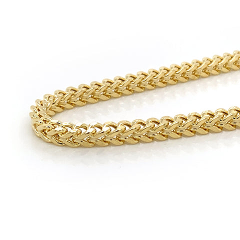 10K Gold Franco Chain (Regular) - 5mm - White Carat - USA & Canada