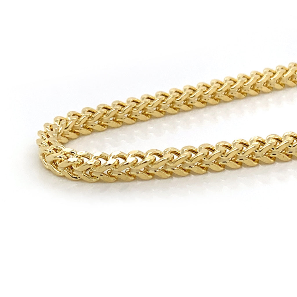 Franco Gold Chain (Regular) - 4mm – White Carat - USA