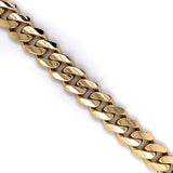 14K Semi-Solid Gold Miami Cuban Bracelet -13.5MM | Ships Overnight - White Carat Diamonds 
