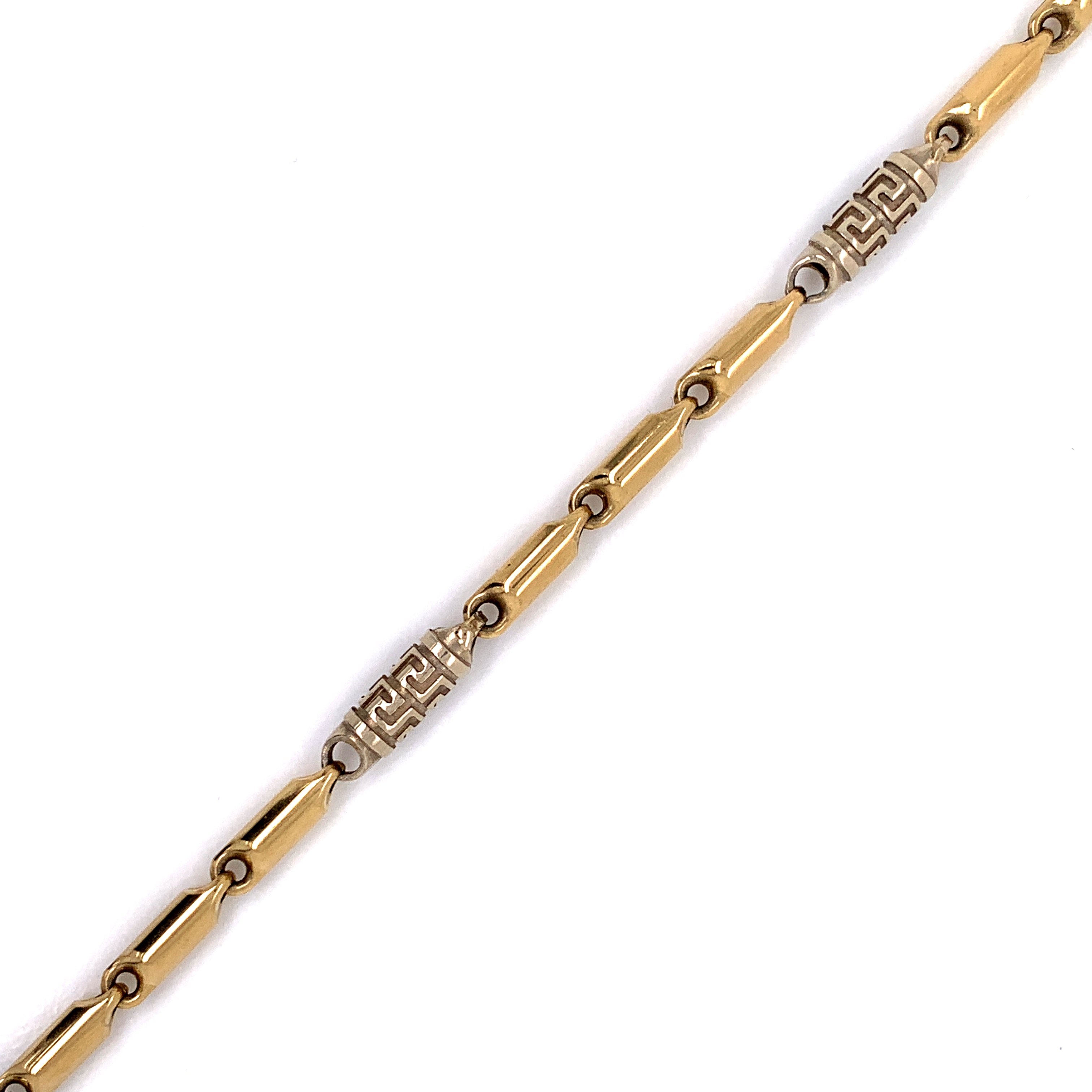 10K Gold Bullet Bracelet (Regular)- 5MM - White Carat Diamonds 
