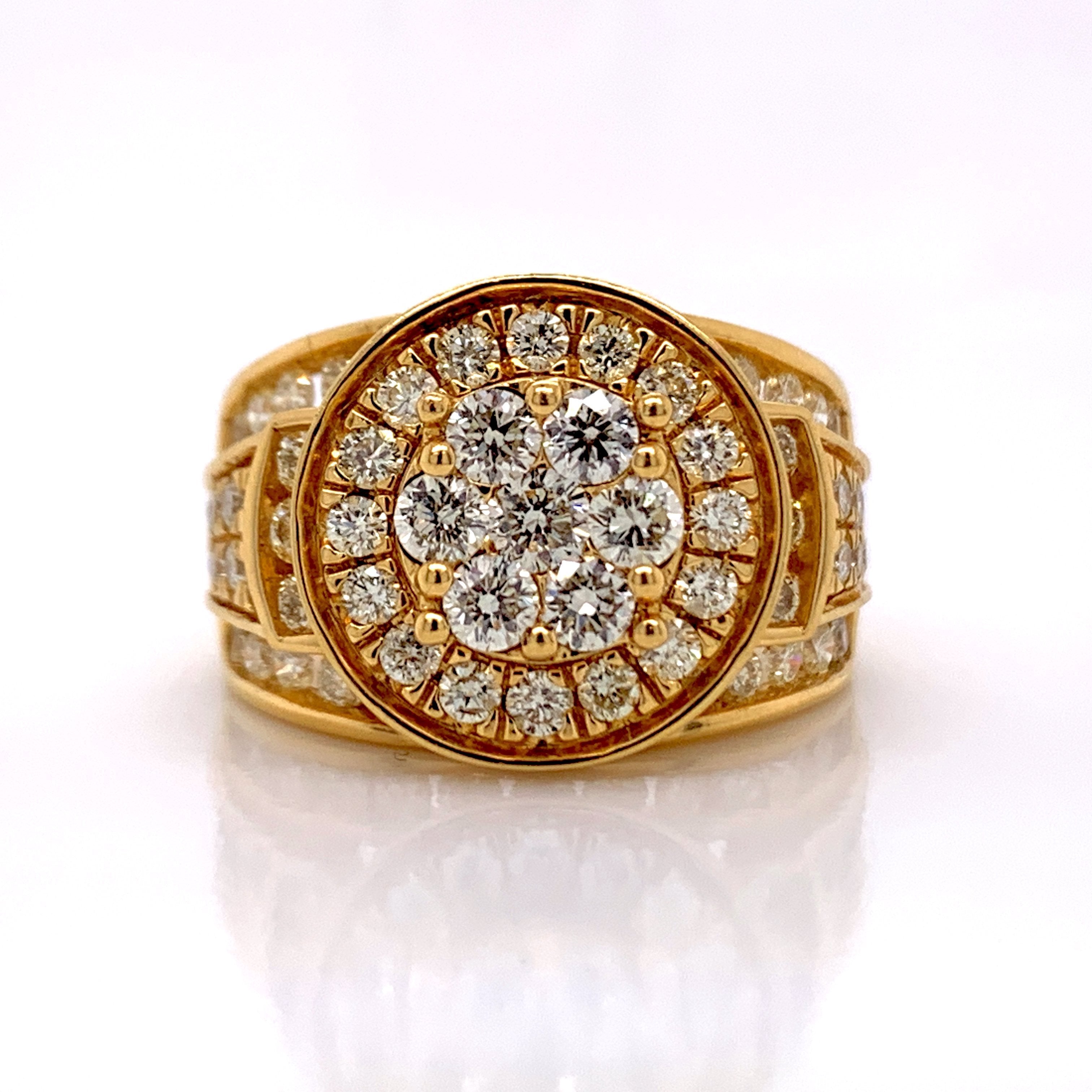 2.39 CT. Diamond Ring in 10K Gold - White Carat Diamonds 