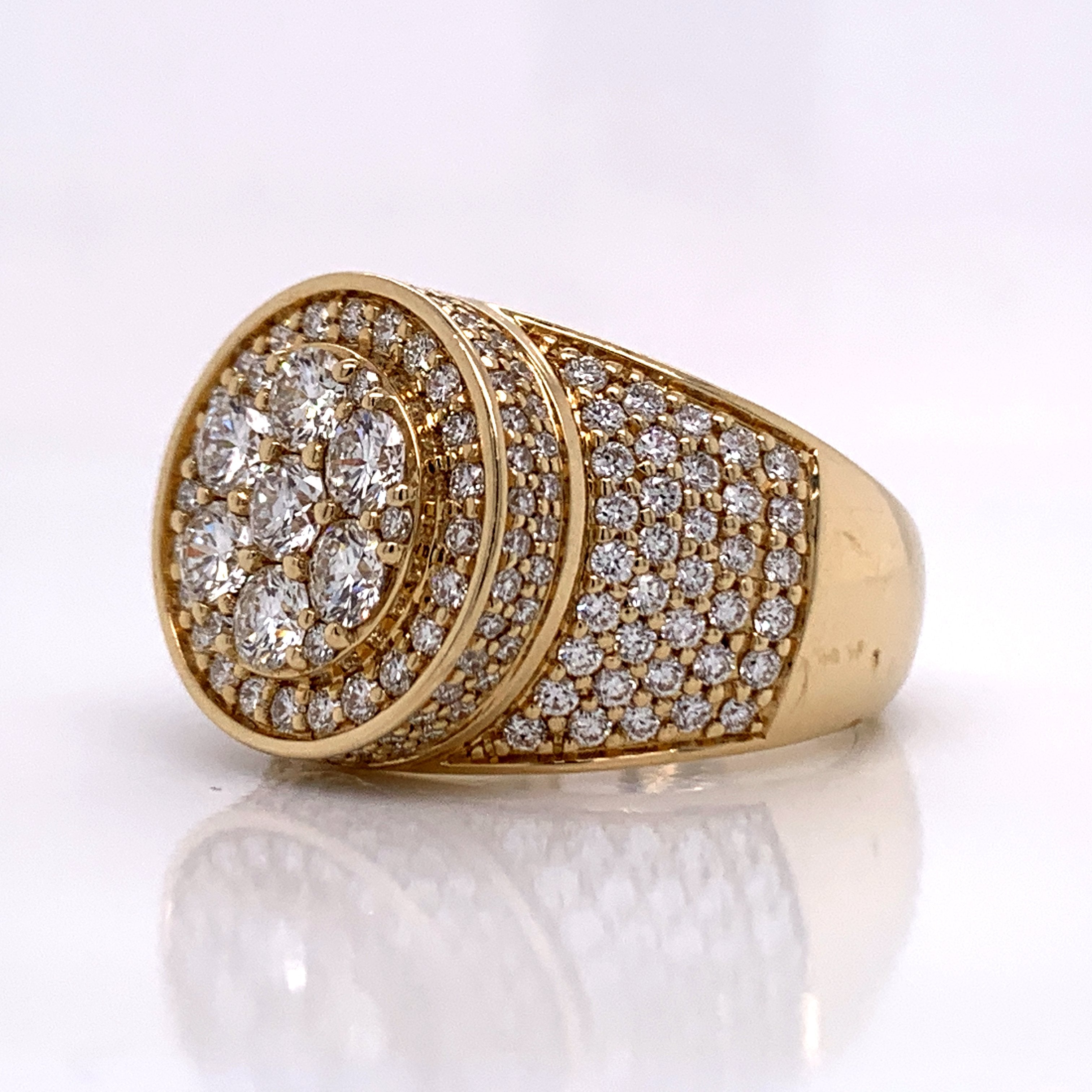 3.50 CT. Diamond Ring in 10K Gold - White Carat Diamonds 