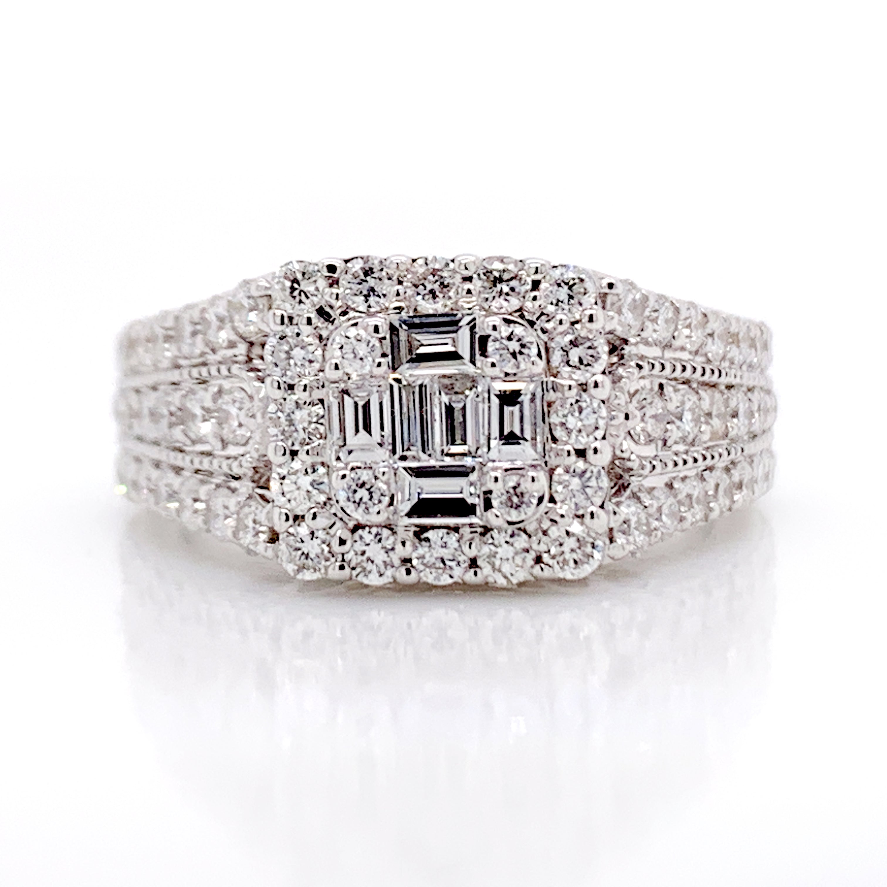 1.25 CT. Diamond Engagement Ring 14K - White Carat - USA & Canada