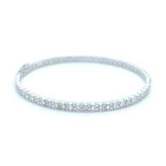 2.7ct Diamond Round Bracelet White Gold 14K - White Carat - USA & Canada